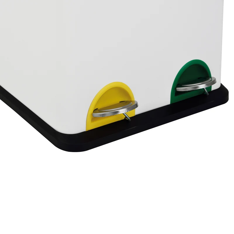 TC2X20 Mülleimer Weiß 40 Liter (2x20L)