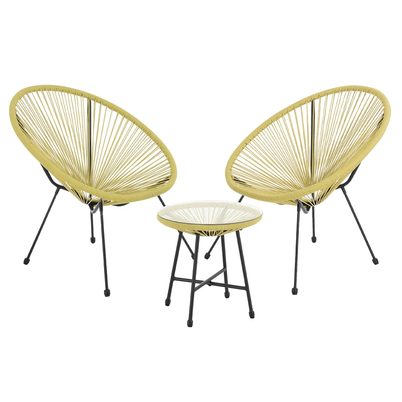 BALI Egg Chair Balkon Set