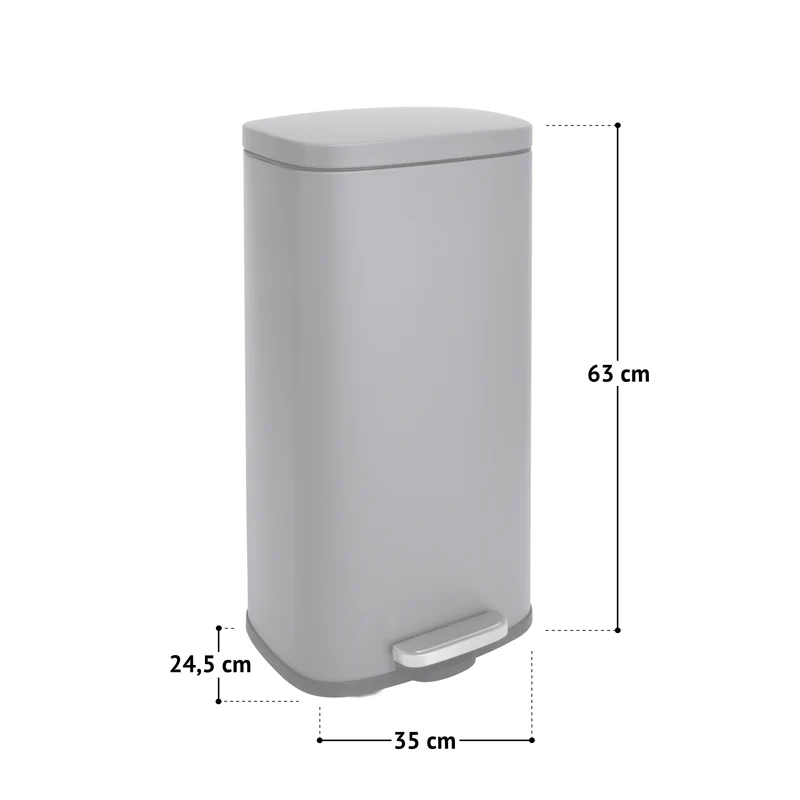TQ30 Mülleimer 30 Liter Schwarz