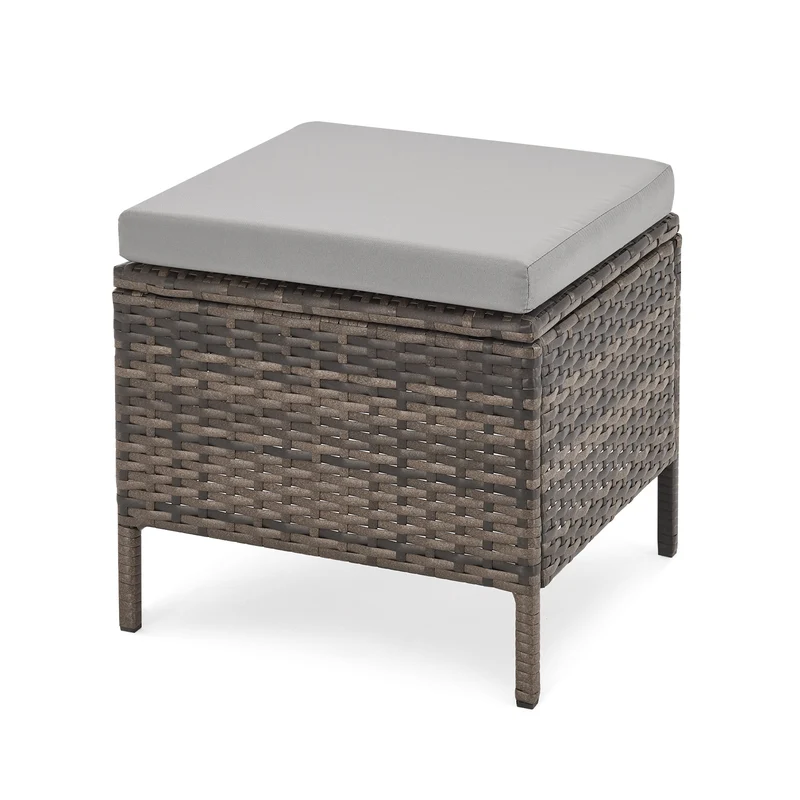 MADISON Set Rattan Essgruppe Gartenmöbel Polyrattan Braun