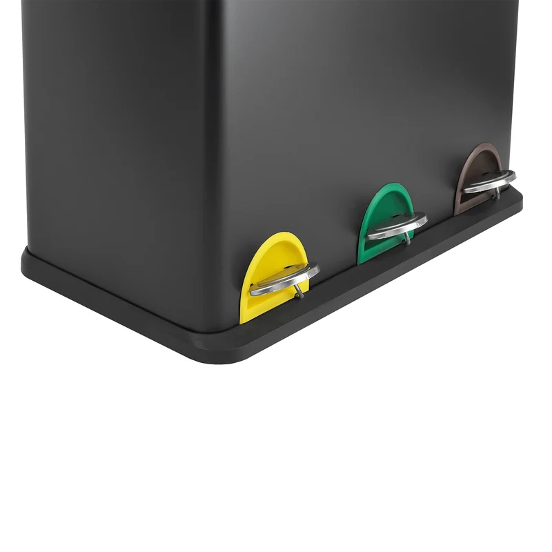 TC3X20 Mülleimer 60 Liter Schwarz