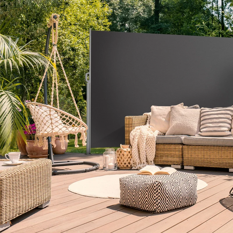 Seitenmarkise 300x180 Dunkelgrau