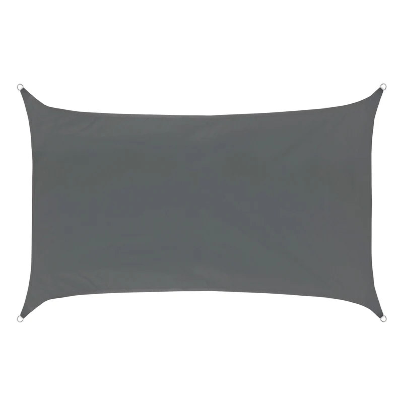 Sonnensegel Viereck Dunkelgrau 3x5m