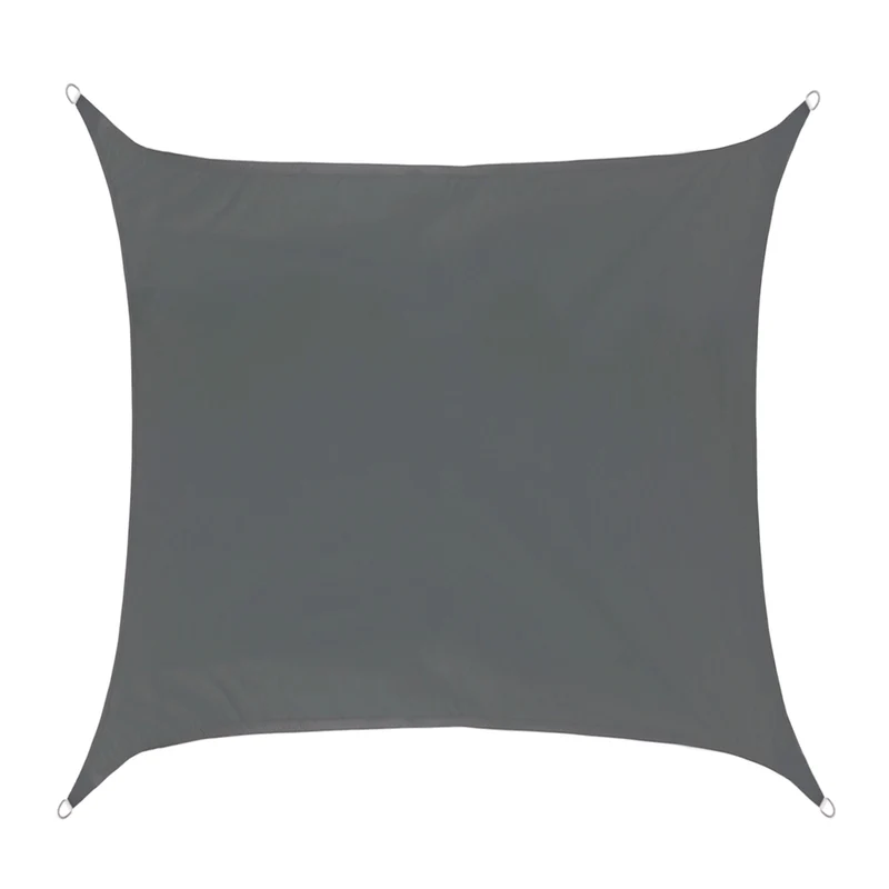 Sonnensegel Viereck Dunkelgrau 5x5m