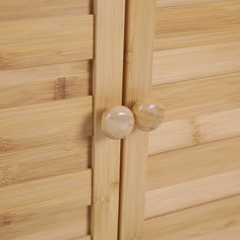 Waschbeckenunterschrank Natur Bambus