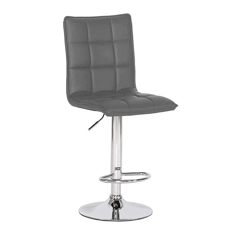 2er Set Barhocker gesteppt Kunstleder