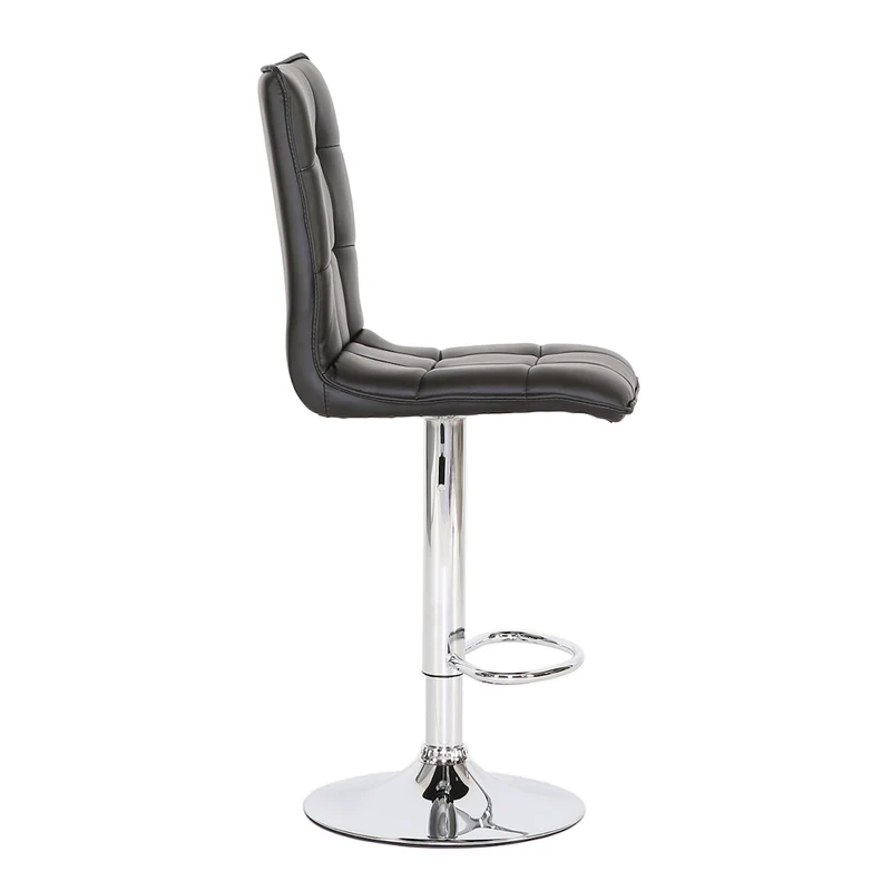 2er Set Barhocker gesteppt Kunstleder