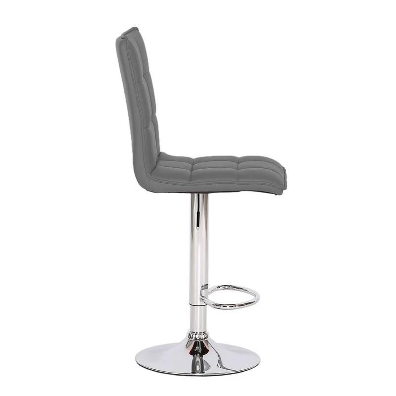 2er Set Barhocker gesteppt Kunstleder
