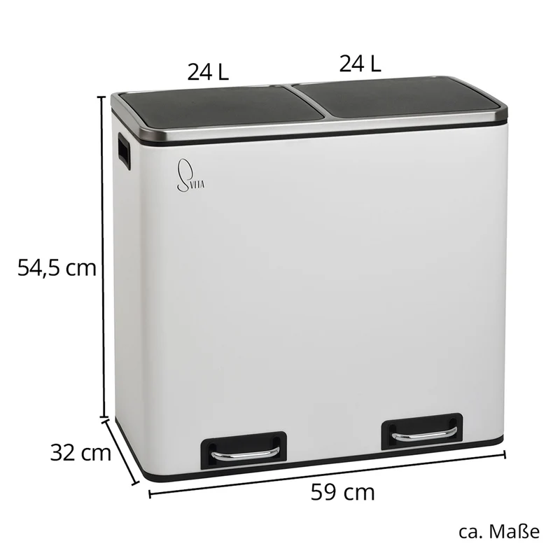 Mülleimer moderne Pedale