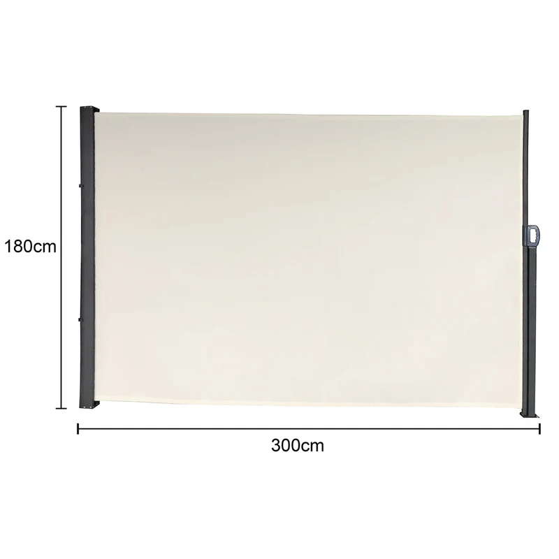Seitenmarkise 280g/m² Balkon-Markise Sonnenschutz Sichtschutz