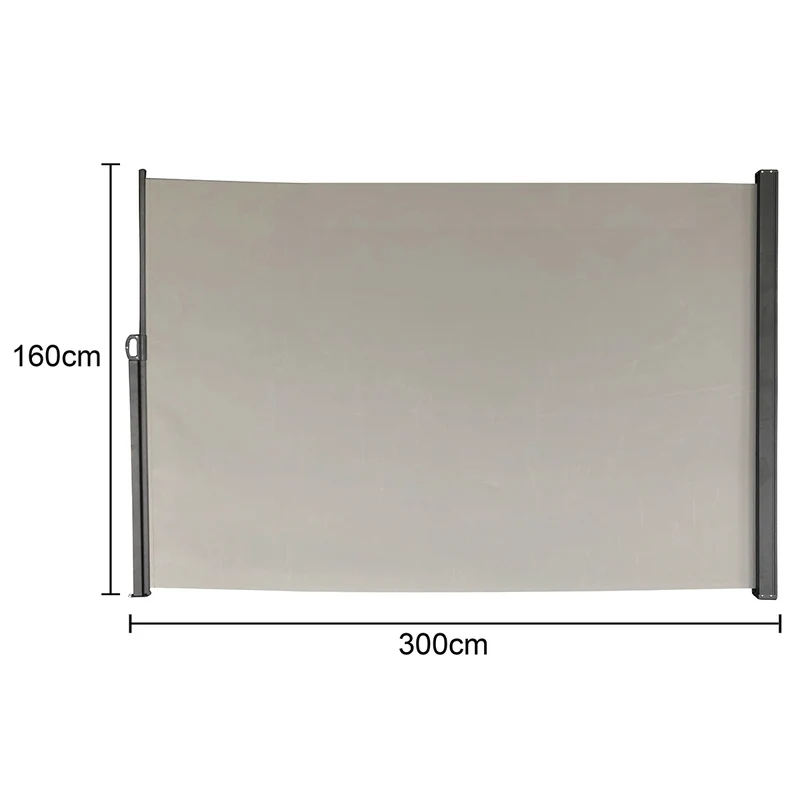 Seitenmarkise 280g/m² Balkon-Markise Sonnenschutz Sichtschutz