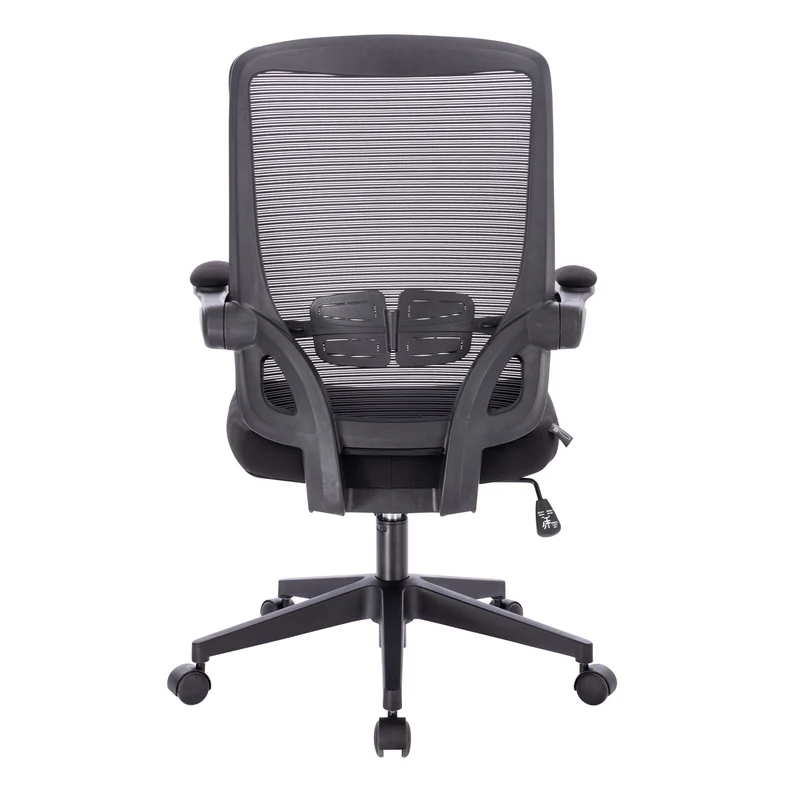 TOM Bürostuhl Schreibtischstuhl ergonomisch verstellbar Rollen Schwarz/Grau