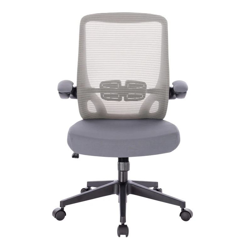 TOM Bürostuhl Schreibtischstuhl ergonomisch verstellbar Rollen Schwarz/Grau