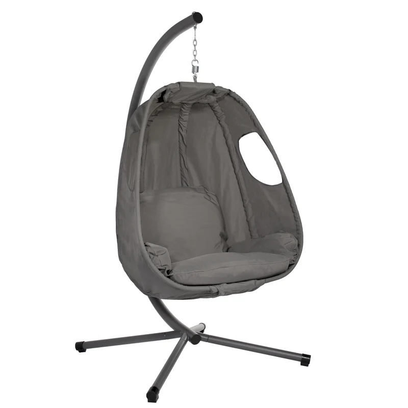 SNUGGY Set Hängesessel Abdeckhaube Grau (91450 + 91529)