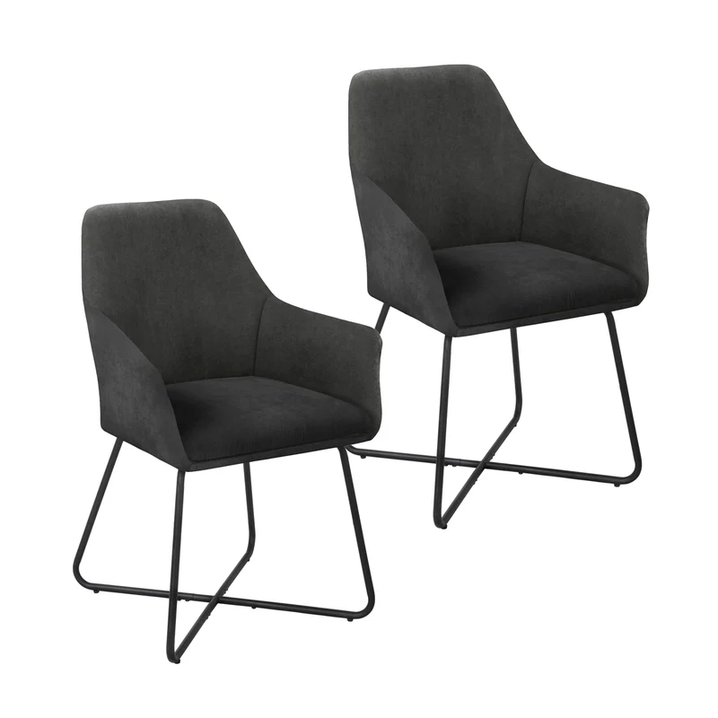 JOSIE Dining 2er Set Esszimmerstühle Sessel mit Armlehnen