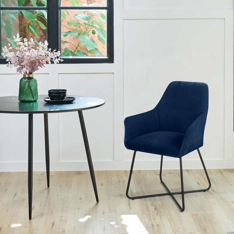 JOSIE Dining 2er Set Esszimmerstühle Sessel mit Armlehnen