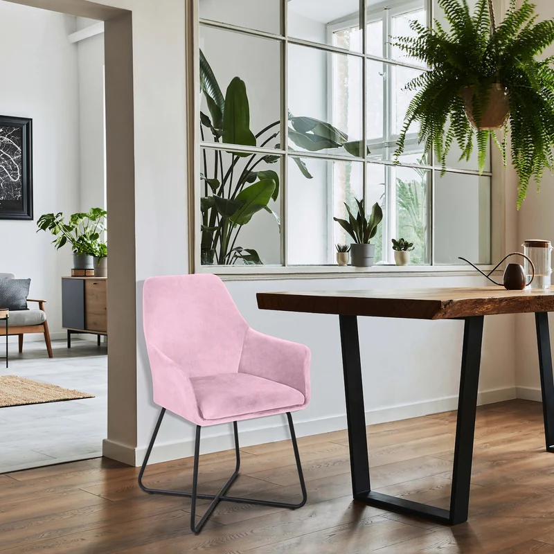 JOSIE Dining 2er Set Esszimmerstühle Sessel mit Armlehnen