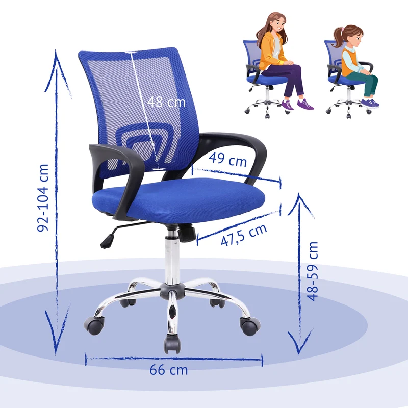CYDNEY Bürostuhl für Kinder