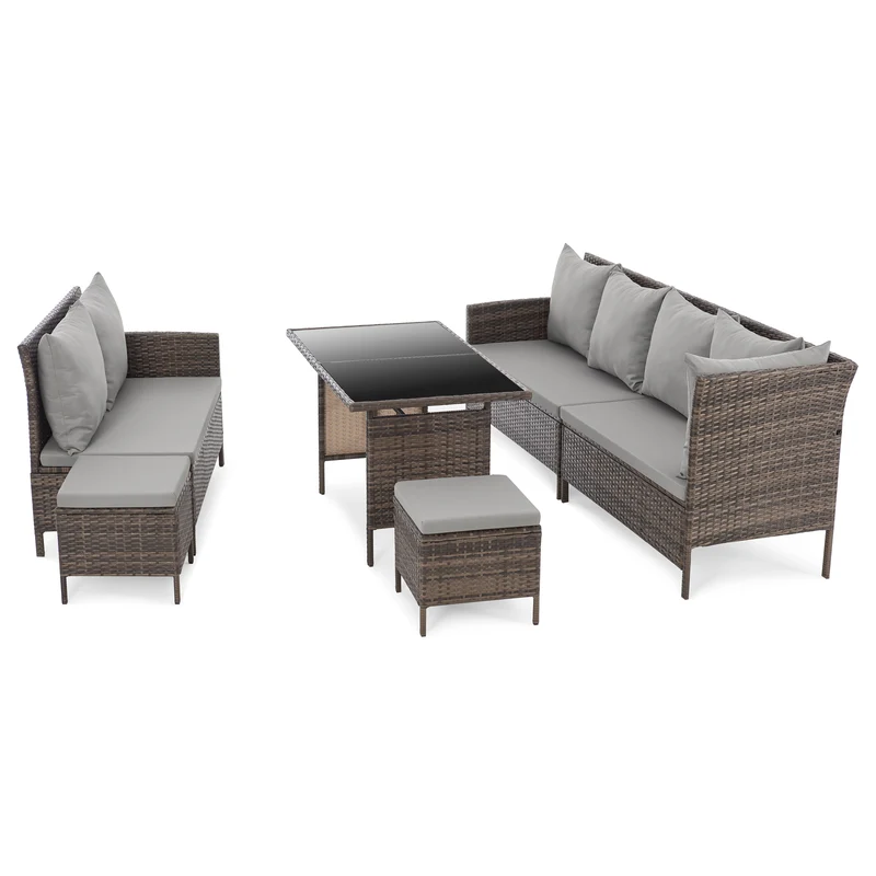 MADISON Rattan-Lounge Ecksofa Rattan-Lounge Gartenmöbel