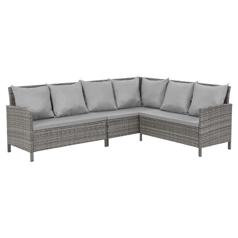 MADISON Rattan-Lounge Ecksofa Rattan-Lounge Gartenmöbel
