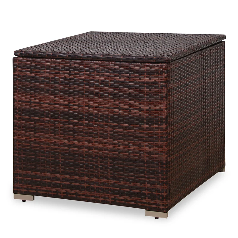 Auflagenbox Polyrattan Gartenbox Erweiterung Kissenbox LUGANO CALIFORNIA
