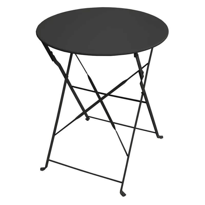 BERLIN Balkonmöbel Bistroset Stuhl Tisch klappbar Bistro Cafe Metall Gartenset