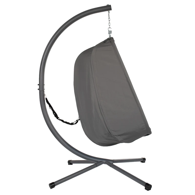 COZY Hängesessel mit Gestell aus Stahl Outdoor Hängekorb