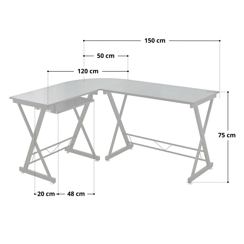 ECKHART Eckschreibtisch
